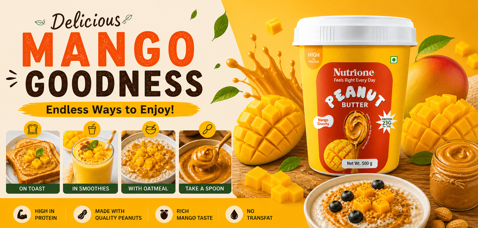 how to use meango peanut butter nutrione