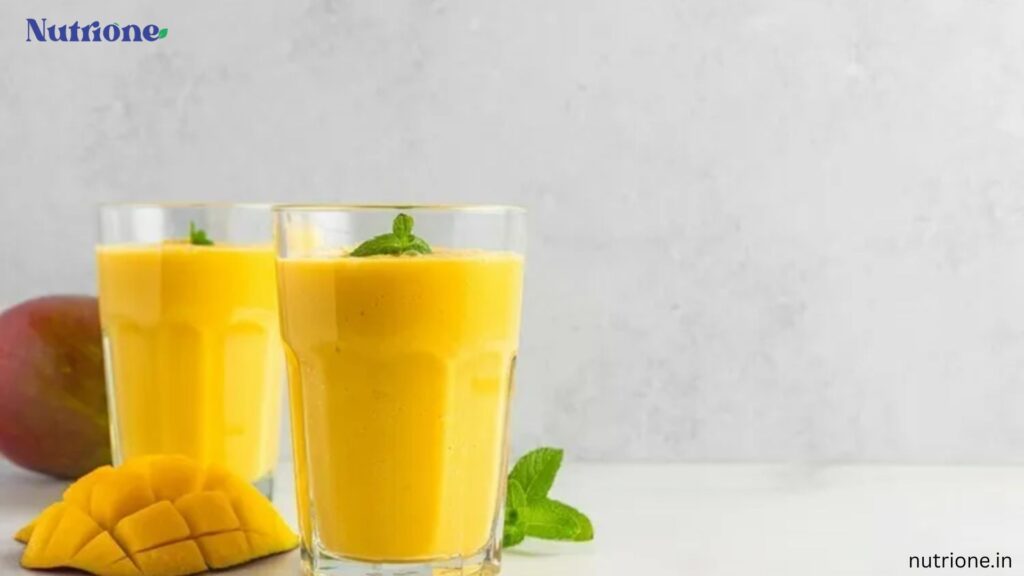 Mango Peanut Butter Protein Milkshake