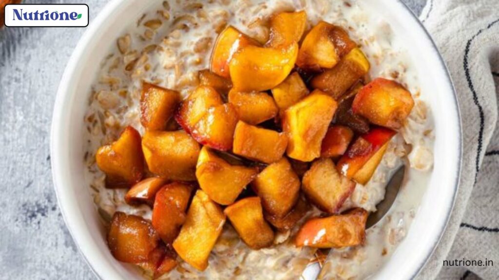 Refreshing mango peanut butter smoothie bowl