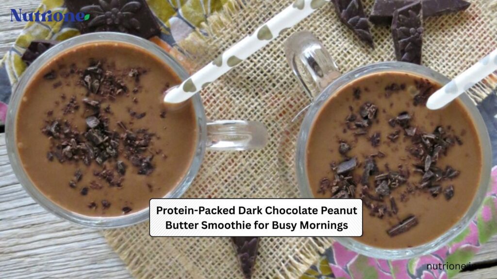 Protein-Packed Dark Chocolate Peanut Butter Smoothie
