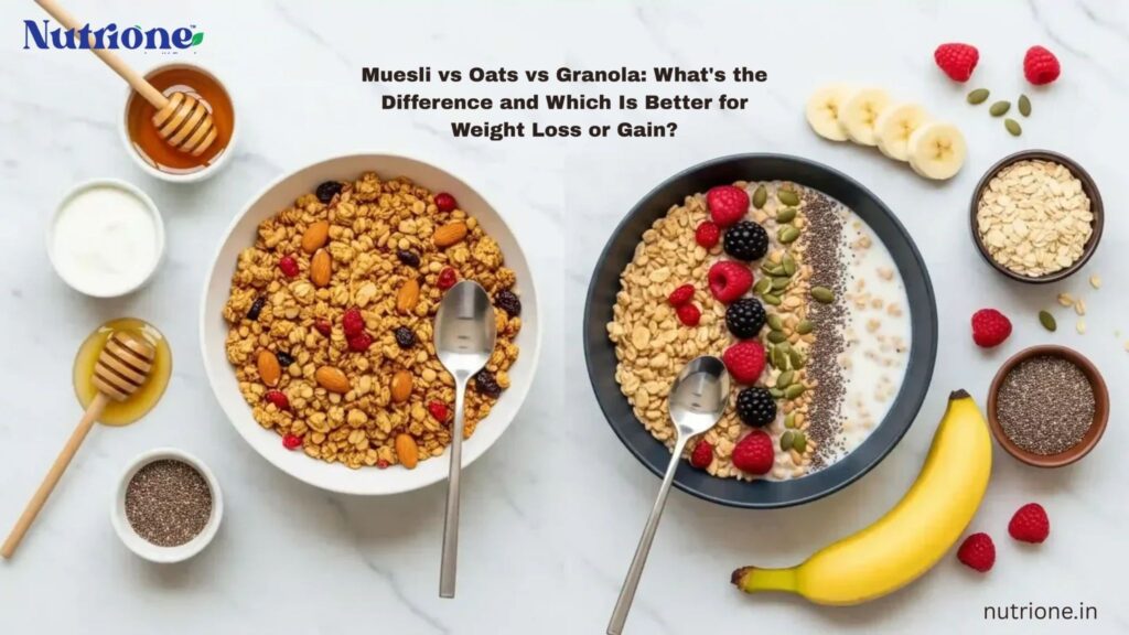 Muesli vs Oats vs Granola
